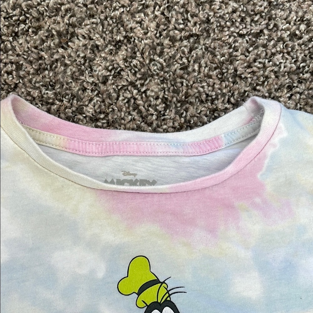 Disney Mickey and Friends Pastel Tie-Dye Kids T-Shirt - Picture 5 of 7